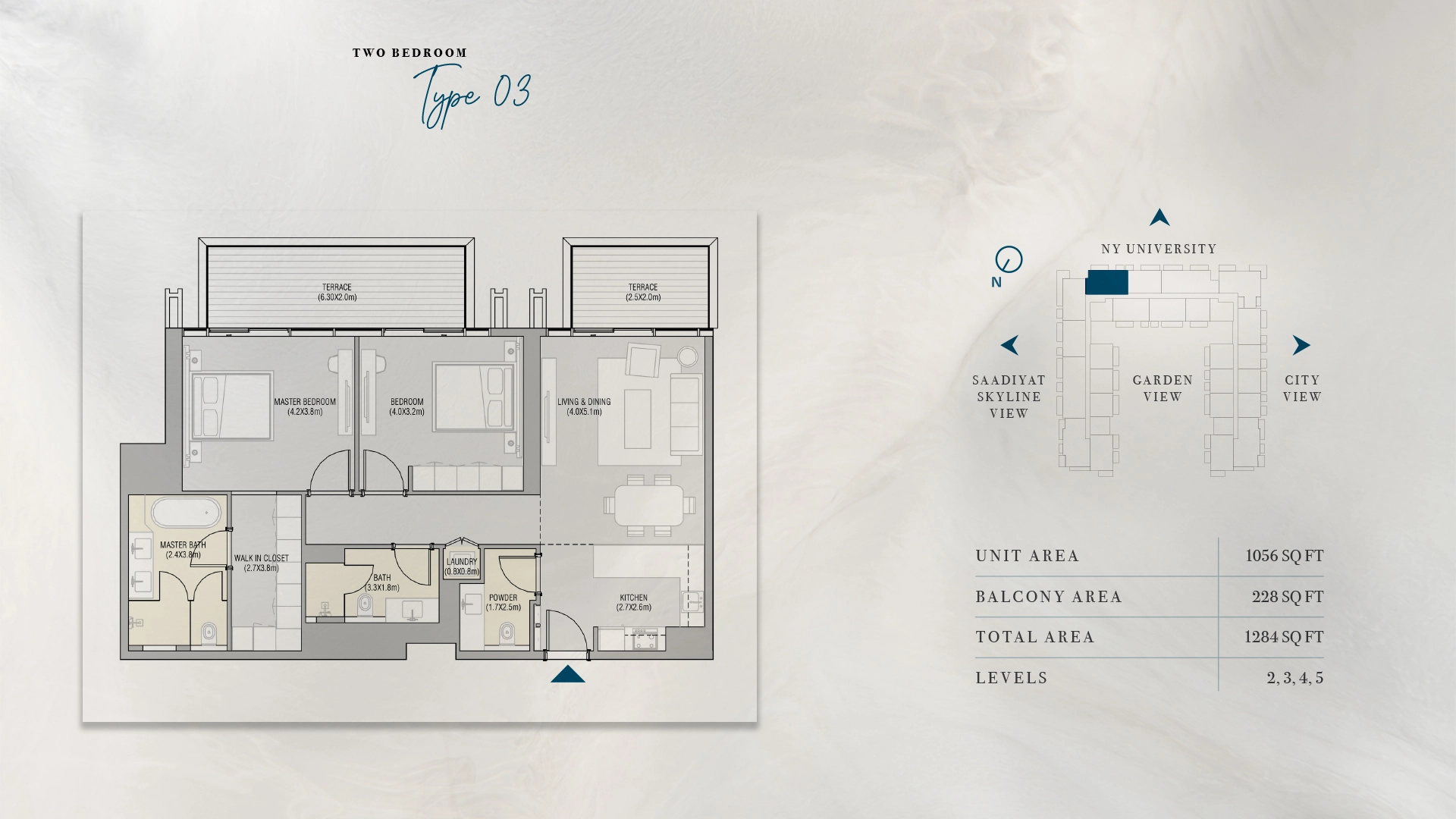 2 BR - Type B